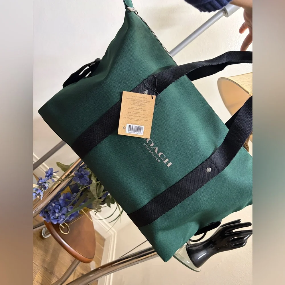 Coach Men's Duffel Bag in Dark Green